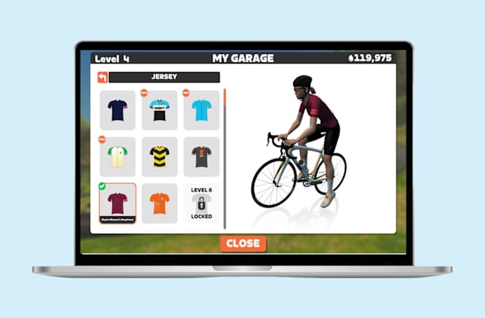 Zwift garage